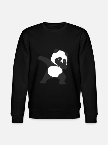 panda - Stanley/Stella CHANGER Unisex Organic Sweatshirt - black