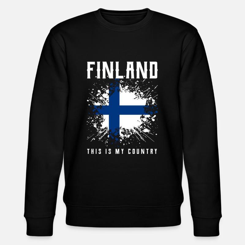 Finlande - Sweat bio CHANGER Stanley/Stella Unisexe - noir