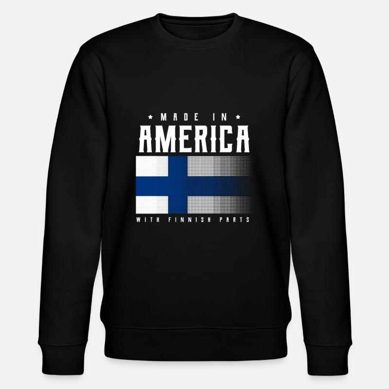 Finlande - Sweat bio CHANGER Stanley/Stella Unisexe - noir