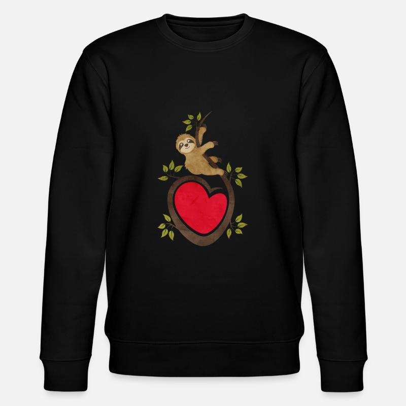 sloth - Stanley/Stella CHANGER Unisex Organic Sweatshirt - black