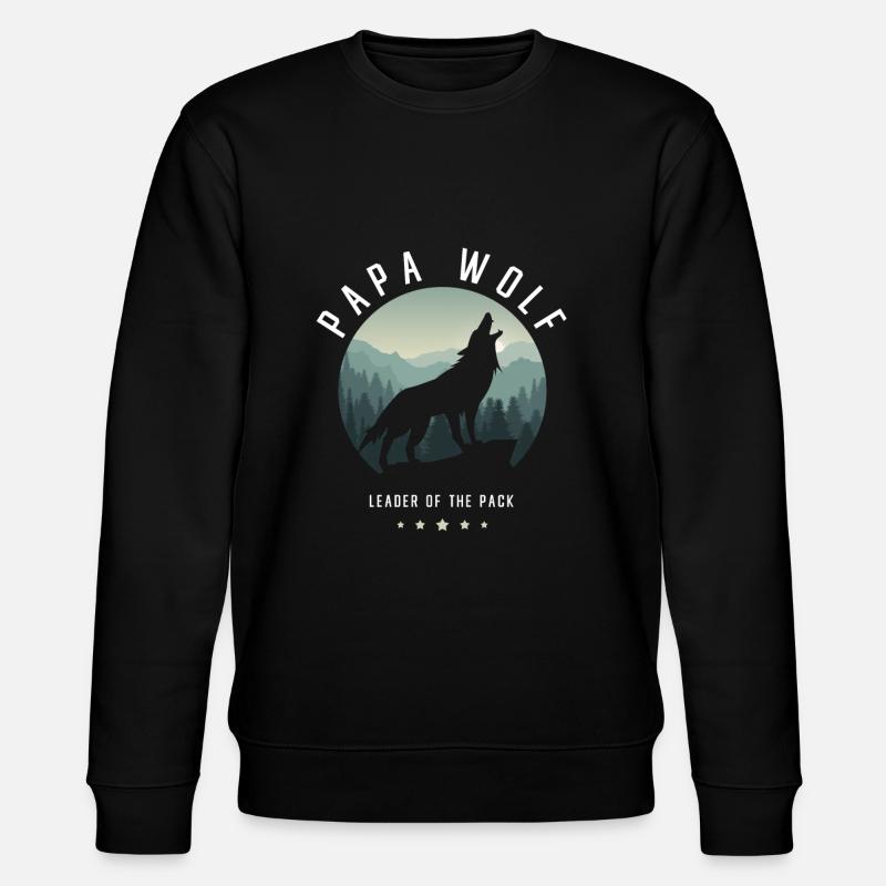 Loup - Sweat bio CHANGER Stanley/Stella Unisexe - noir