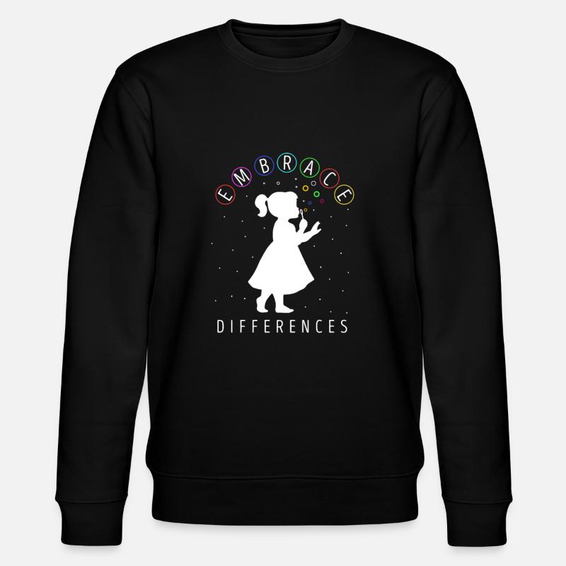 Autismus - Stanley/Stella Unisex Bio-Sweatshirt CHANGER  - Schwarz