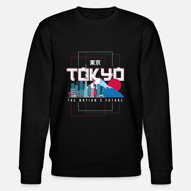 Japan - Stanley/Stella CHANGER Unisex Organic Sweatshirt - black