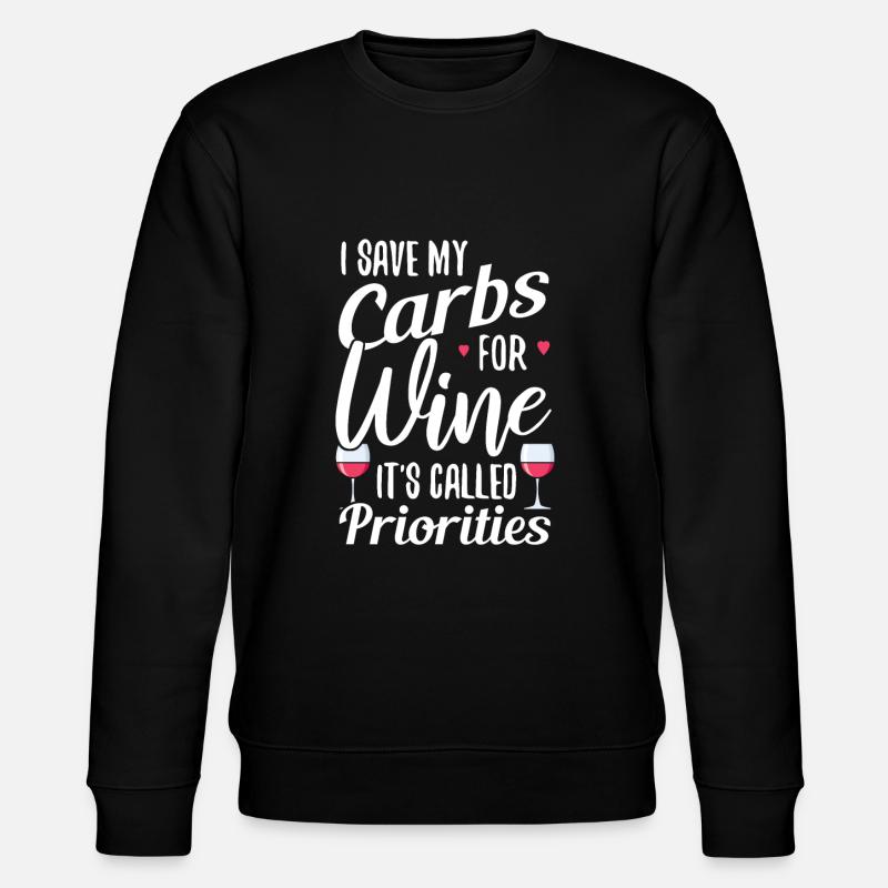 Du vin - Sweat bio CHANGER Stanley/Stella Unisexe - noir