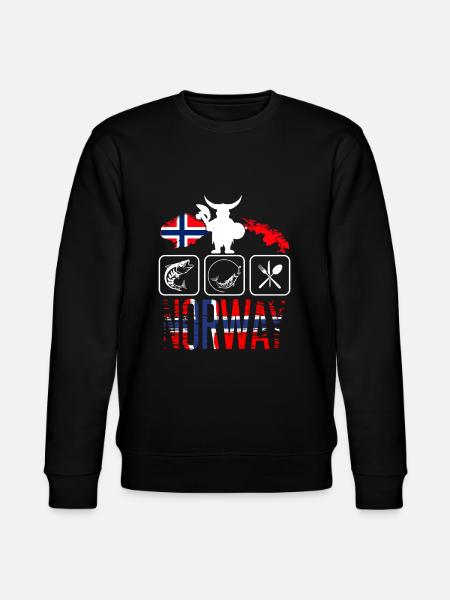 Norway - Stanley/Stella CHANGER Unisex Organic Sweatshirt - black
