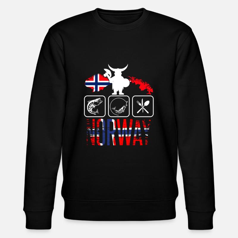 Norway - Stanley/Stella CHANGER Unisex Organic Sweatshirt - black