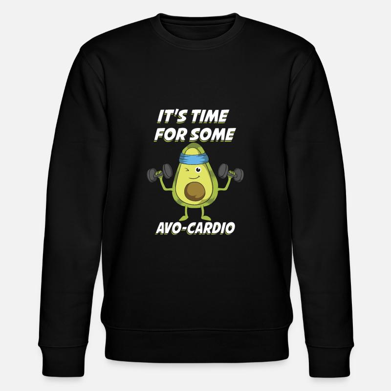 avocado - Stanley/Stella CHANGER Unisex Organic Sweatshirt - black