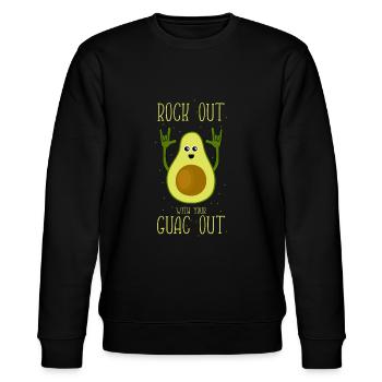 Avocado - Stanley/Stella Unisex Bio-Sweatshirt CHANGER  - Schwarz - Vorne - Nik (191cm) & Marisol (170cm)