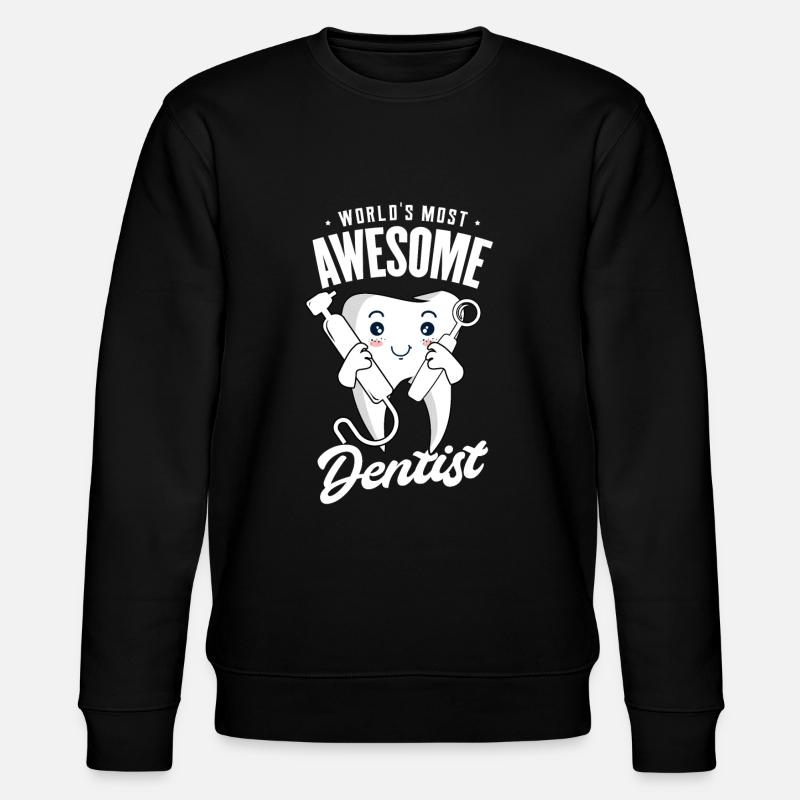 dentiste - Sweat bio CHANGER Stanley/Stella Unisexe - noir