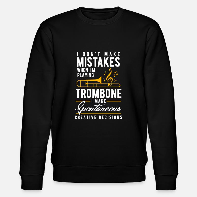 trombone - Sweat bio CHANGER Stanley/Stella Unisexe - noir