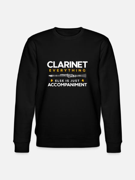 clarinet - Stanley/Stella CHANGER Unisex Organic Sweatshirt - black