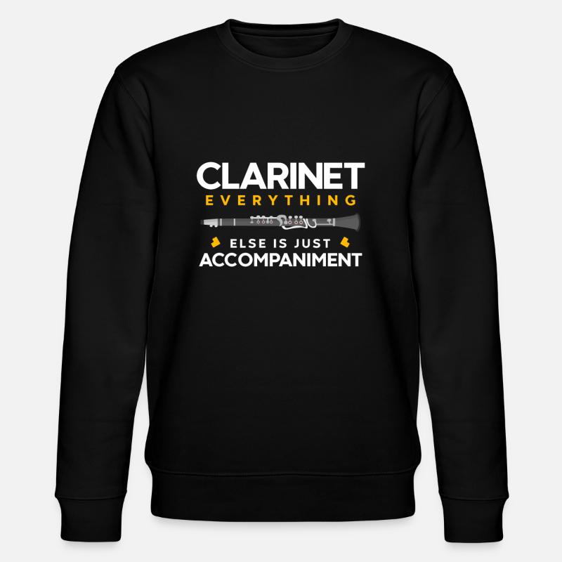 clarinette - Sweat bio CHANGER Stanley/Stella Unisexe - noir