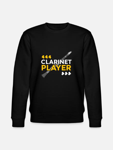 clarinet - Stanley/Stella CHANGER Unisex Organic Sweatshirt - black