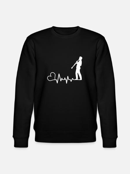 clarinet - Stanley/Stella CHANGER Unisex Organic Sweatshirt - black