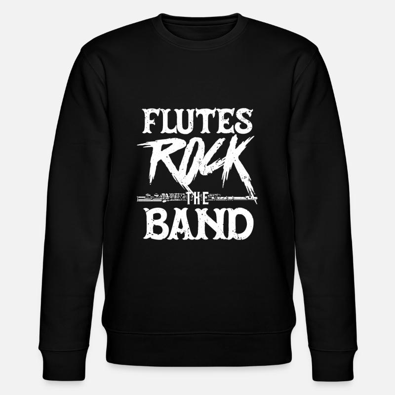 Flûte - Sweat bio CHANGER Stanley/Stella Unisexe - noir
