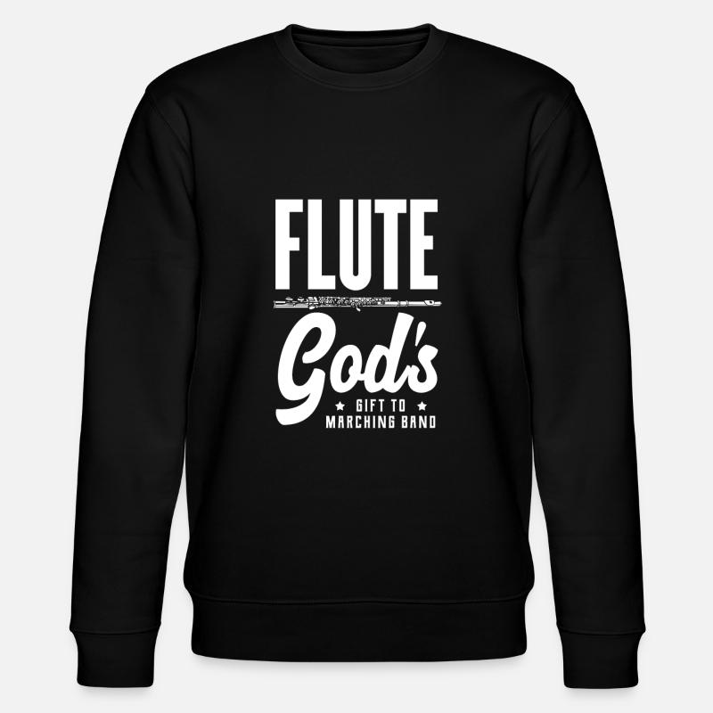 Flute - Stanley/Stella CHANGER Unisex Organic Sweatshirt - black
