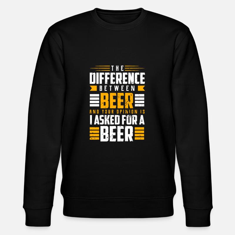 Bier - Stanley/Stella Unisex Bio-Sweatshirt CHANGER - Schwarz