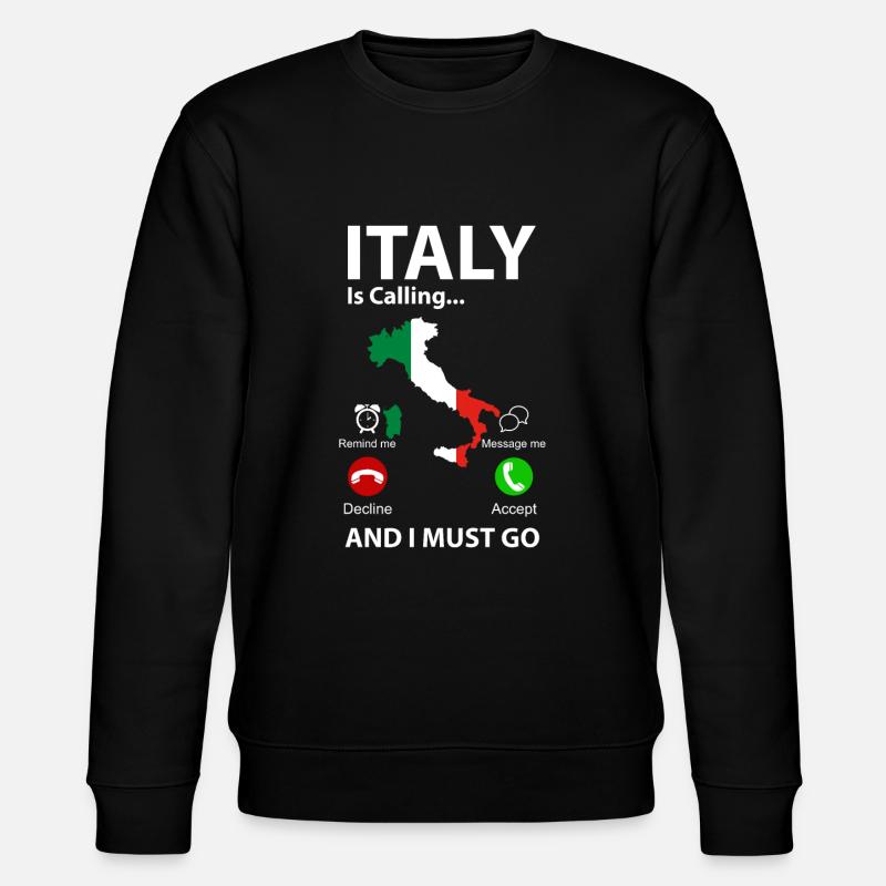Italie - Sweat bio CHANGER Stanley/Stella Unisexe - noir