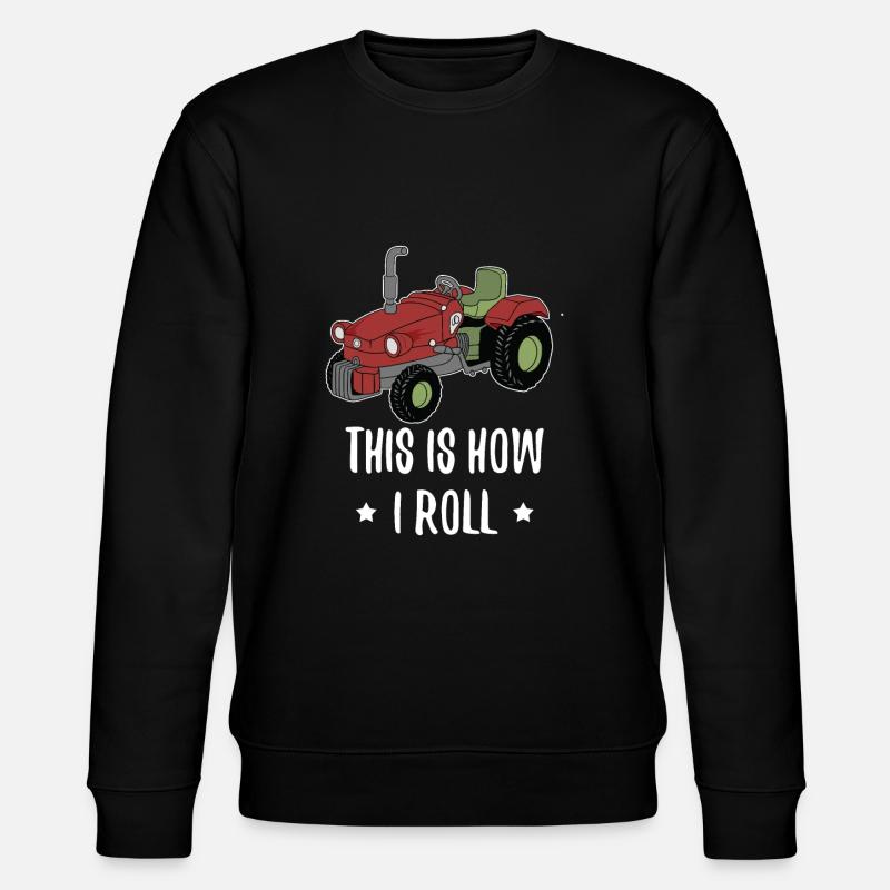 tractor - Stanley/Stella CHANGER Unisex Organic Sweatshirt - black
