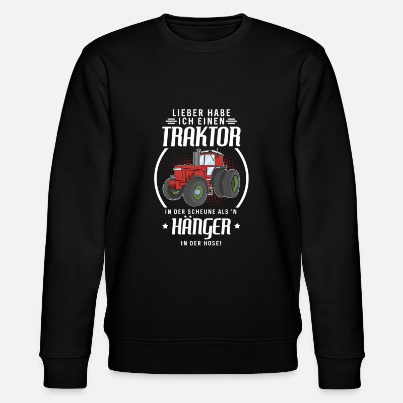 Traktor - Stanley/Stella Unisex Bio-Sweatshirt CHANGER - Schwarz
