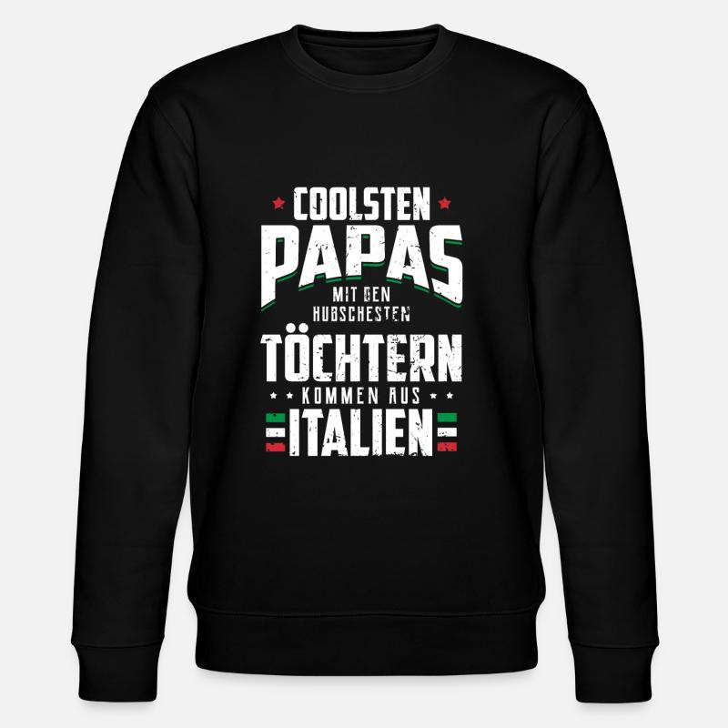 Italien - Stanley/Stella Unisex Bio-Sweatshirt CHANGER  - Schwarz