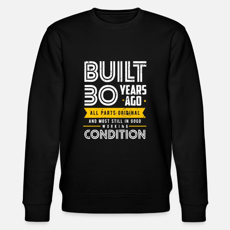 30e anniversaire - Sweat bio CHANGER Stanley/Stella Unisexe - noir