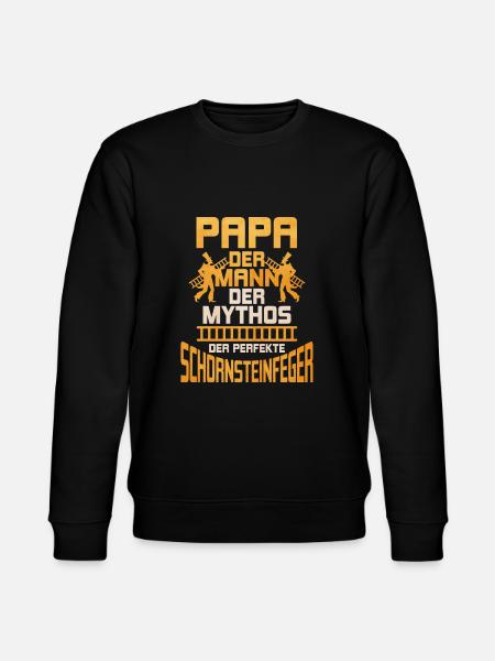 Schornsteinfeger - Stanley/Stella Unisex Bio-Sweatshirt CHANGER  - Schwarz