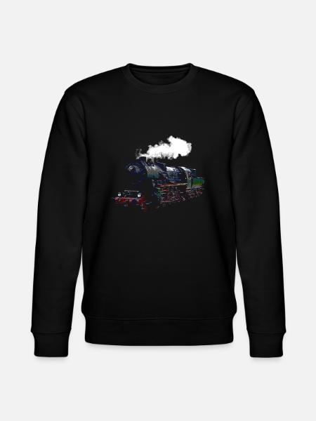 Trains - Stanley/Stella CHANGER Unisex Organic Sweatshirt - black