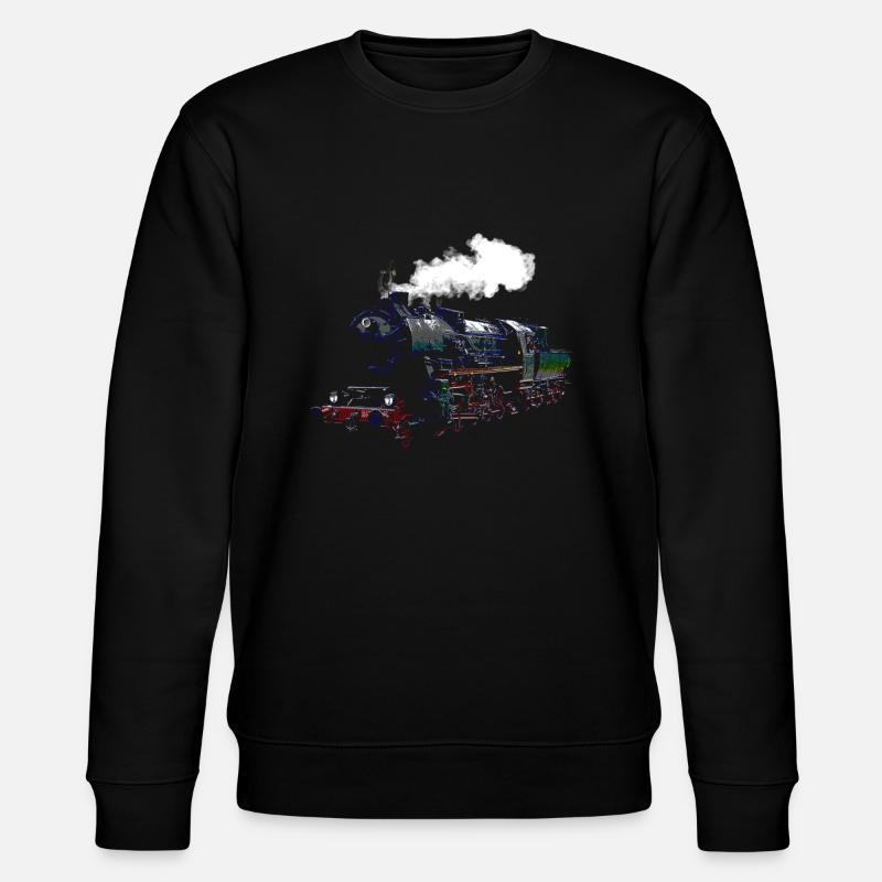 Les trains - Sweat bio CHANGER Stanley/Stella Unisexe - noir