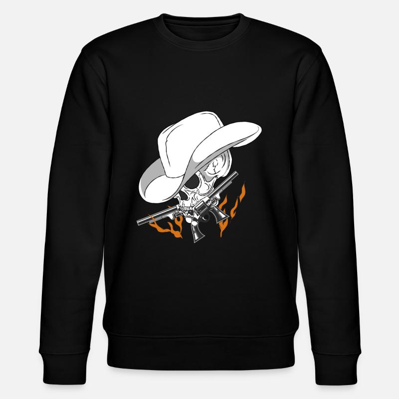 Cowboy - Stanley/Stella Unisex Bio-Sweatshirt CHANGER - Schwarz