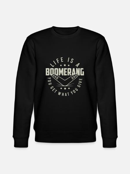 Bumerang - Stanley/Stella Unisex Bio-Sweatshirt CHANGER  - Schwarz