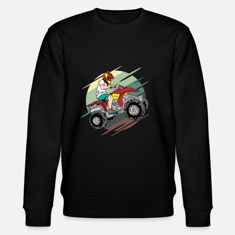 Quad - Stanley/Stella Unisex Bio-Sweatshirt CHANGER  - Schwarz