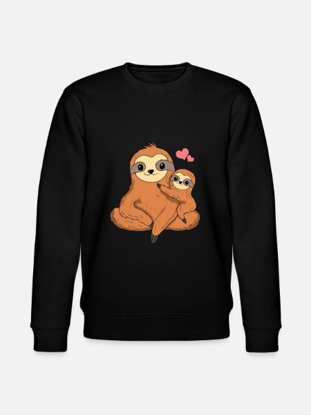 Faultier - Stanley/Stella Unisex Bio-Sweatshirt CHANGER - Schwarz