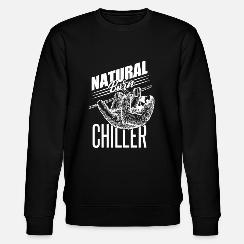 sloth - Stanley/Stella CHANGER Unisex Organic Sweatshirt - black