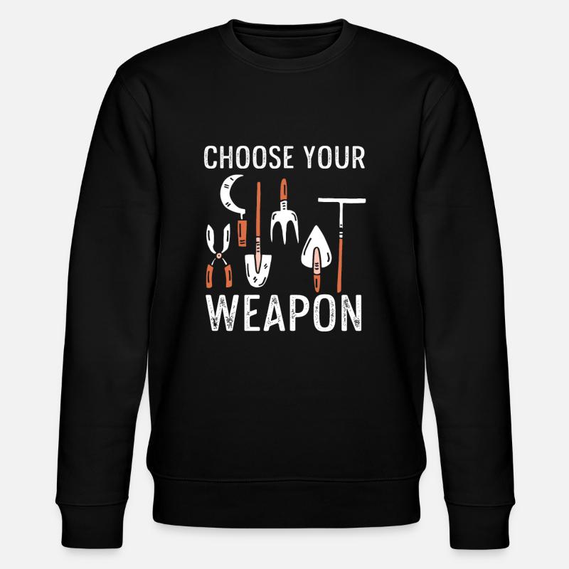 Jardinier - Sweat bio CHANGER Stanley/Stella Unisexe - noir