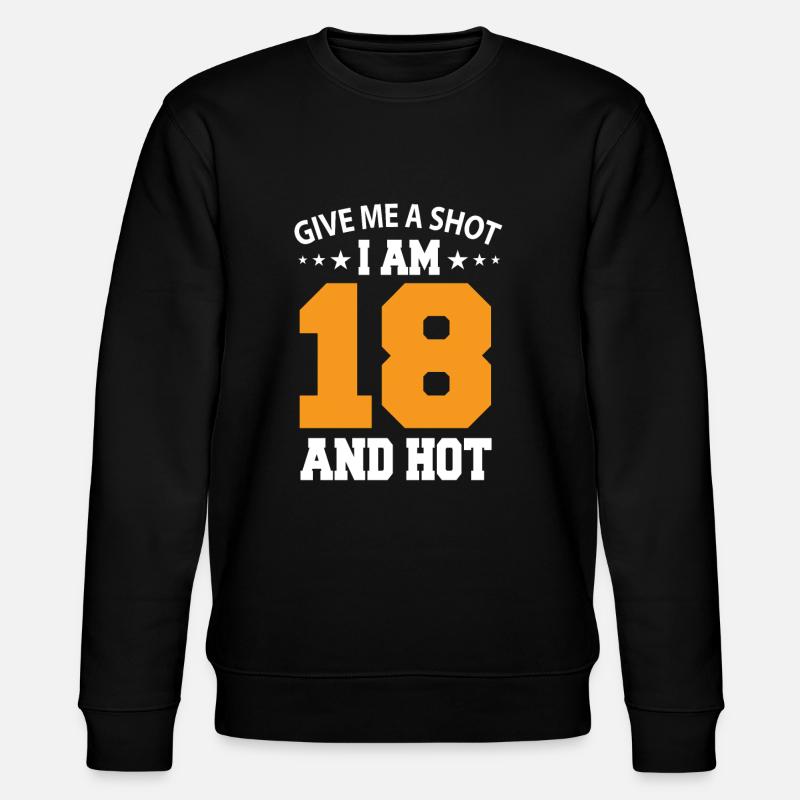 18e anniversaire - Sweat bio CHANGER Stanley/Stella Unisexe - noir