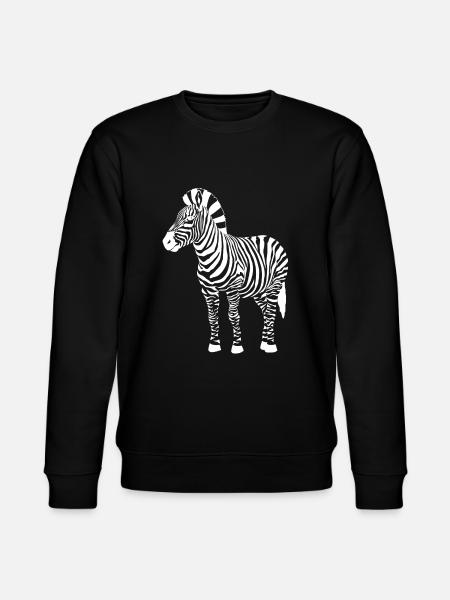 zebra - Stanley/Stella CHANGER Unisex Organic Sweatshirt - black