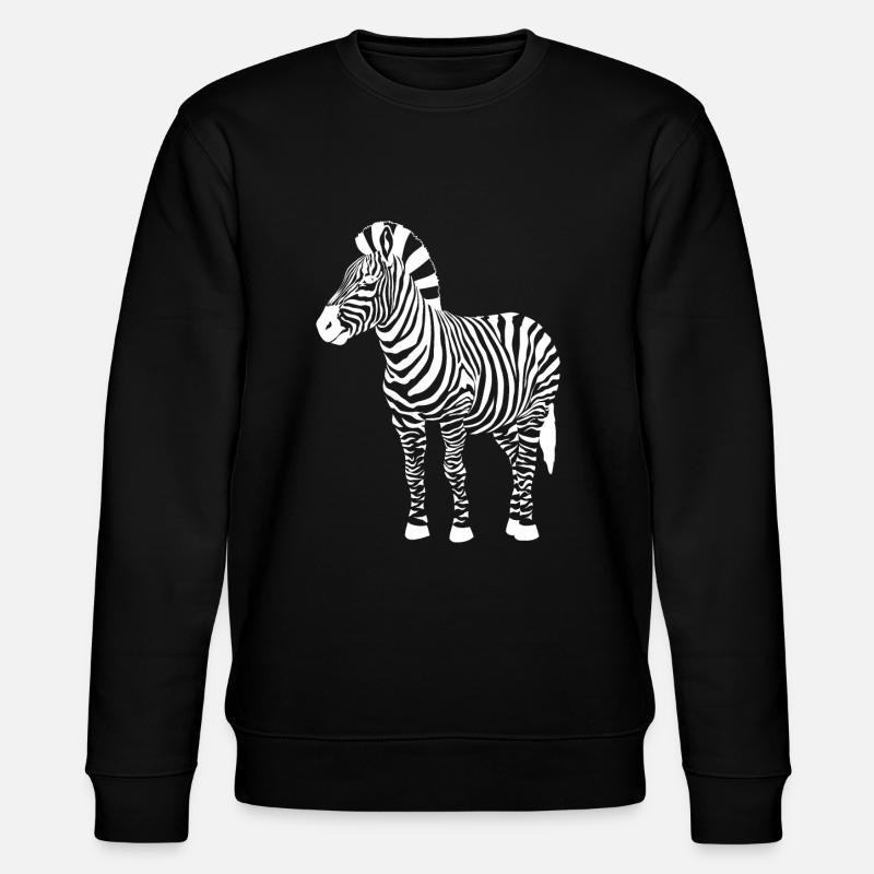 zebra - Stanley/Stella CHANGER Unisex Organic Sweatshirt - black