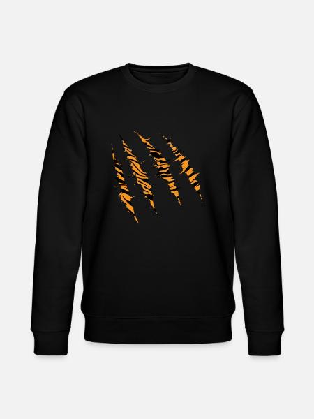 Tiger - Stanley/Stella Unisex Bio-Sweatshirt CHANGER - Schwarz