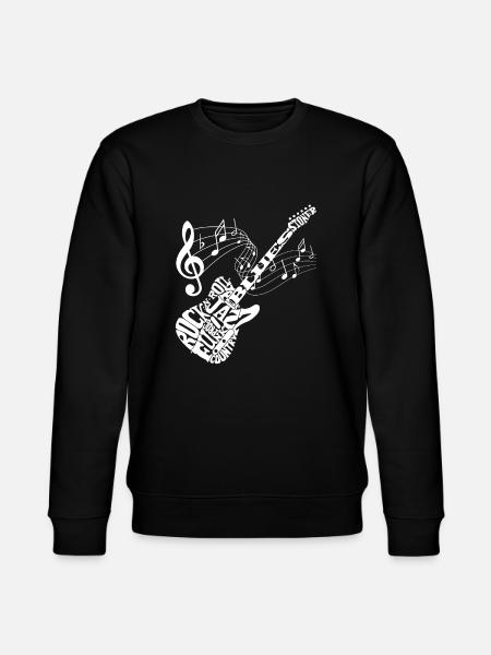 Gitarre - Stanley/Stella Unisex Bio-Sweatshirt CHANGER - Schwarz