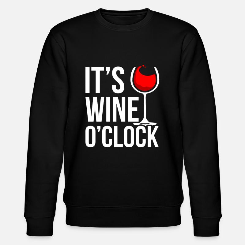 wine - Stanley/Stella CHANGER Unisex Organic Sweatshirt - black