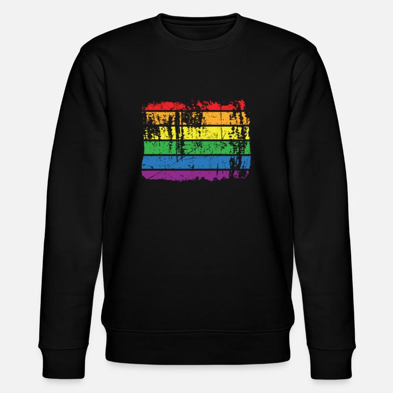 Lgbt - Stanley/Stella Unisex Bio-Sweatshirt CHANGER  - Schwarz