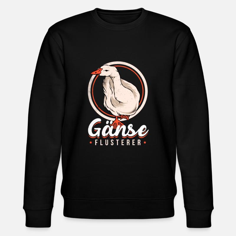 Gans - Stanley/Stella Unisex Bio-Sweatshirt CHANGER  - Schwarz