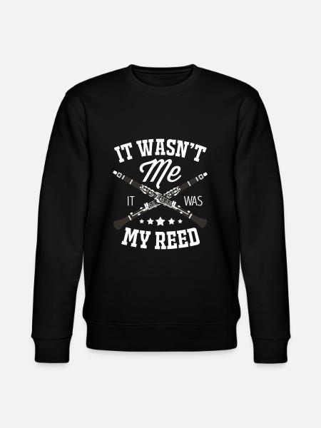clarinet - Stanley/Stella CHANGER Unisex Organic Sweatshirt - black