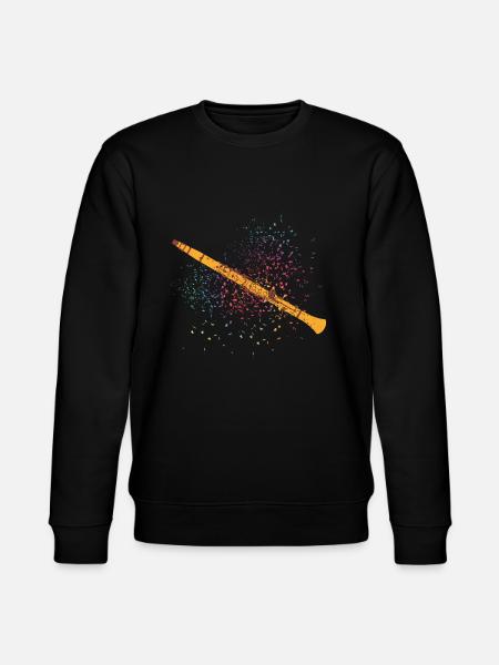 clarinet - Stanley/Stella CHANGER Unisex Organic Sweatshirt - black