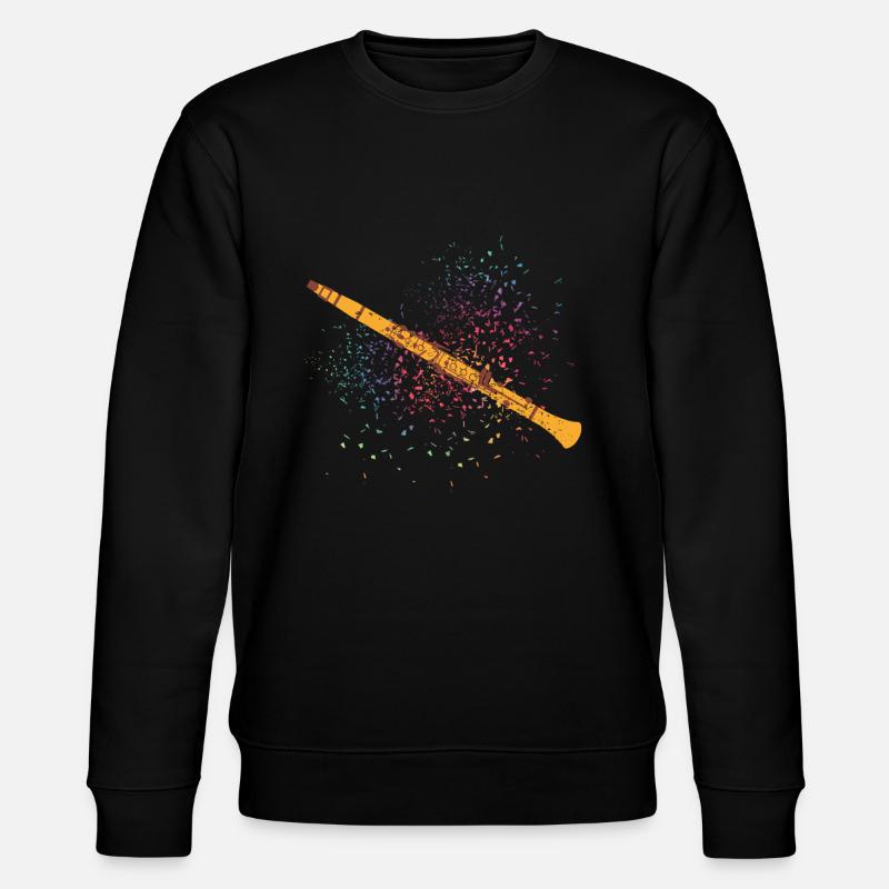 Klarinette - Stanley/Stella Unisex Bio-Sweatshirt CHANGER  - Schwarz