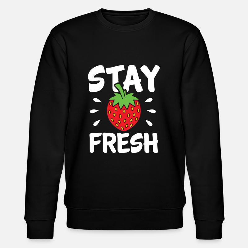 Fraise - Sweat bio CHANGER Stanley/Stella Unisexe - noir