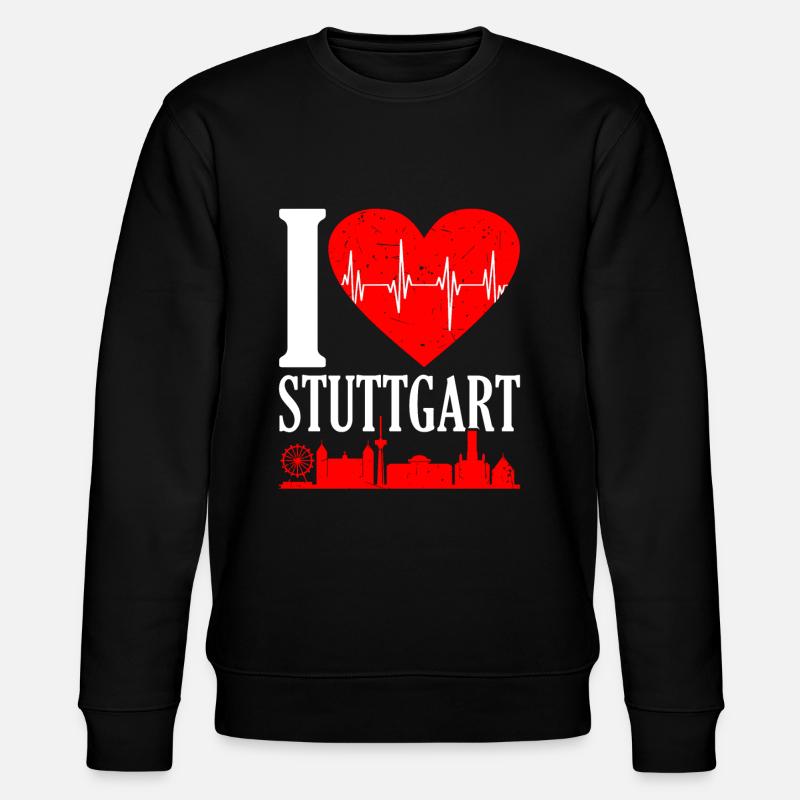 Stuttgart - Stanley/Stella Unisex Bio-Sweatshirt CHANGER  - Schwarz