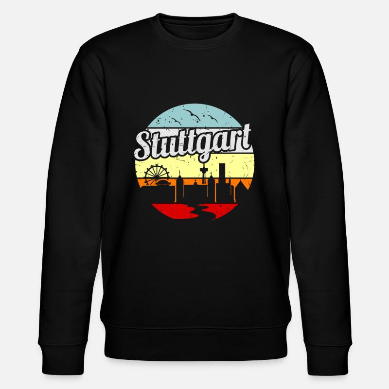 Stuttgart - Stanley/Stella Unisex Bio-Sweatshirt CHANGER  - Schwarz