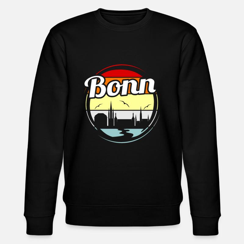 Bonn - Stanley/Stella Unisex Bio-Sweatshirt CHANGER - Schwarz